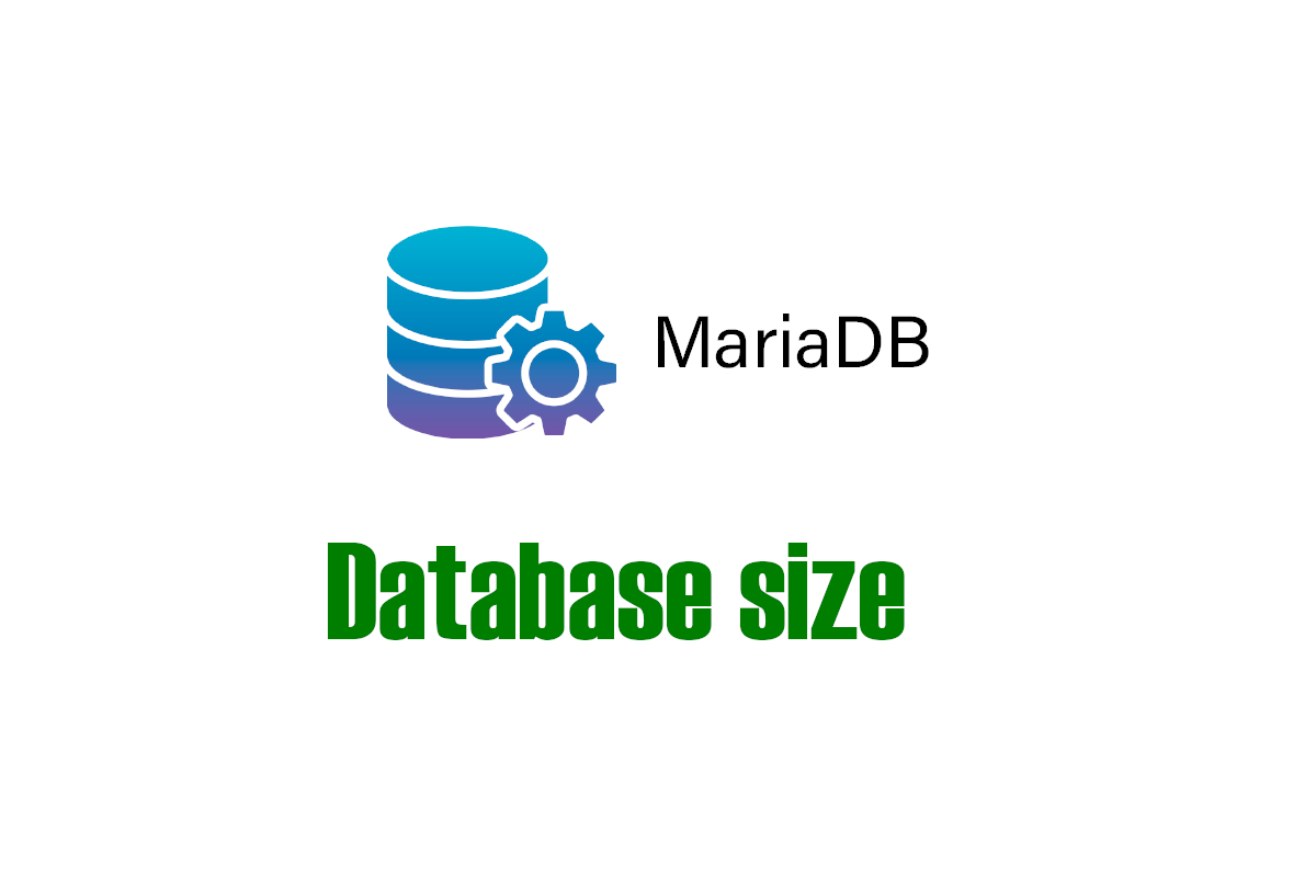 How to view the size of a database and tables in MariaDB