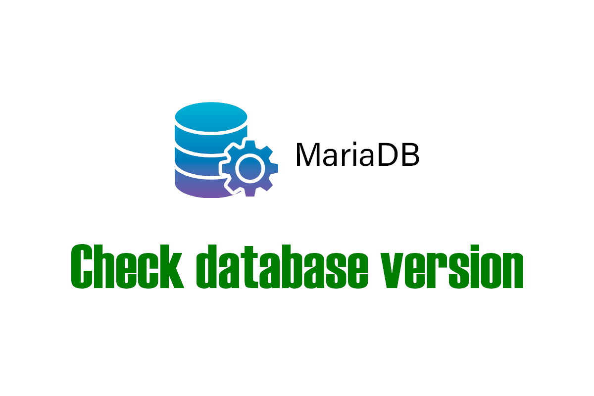 What are the options for checking the version of the MariaDB DBMS