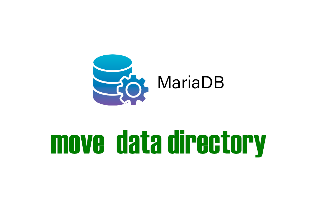 How to move the MariaDB data directory