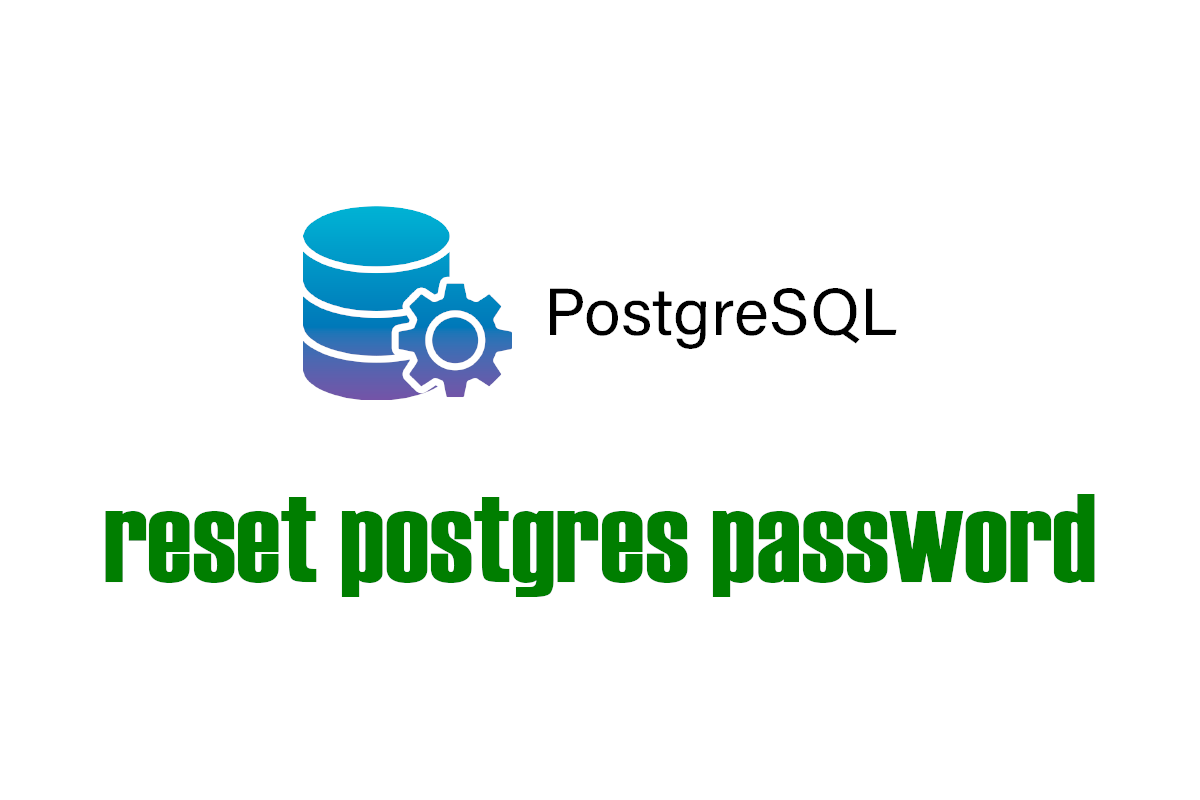 PostgreSQL - how to reset postgres password