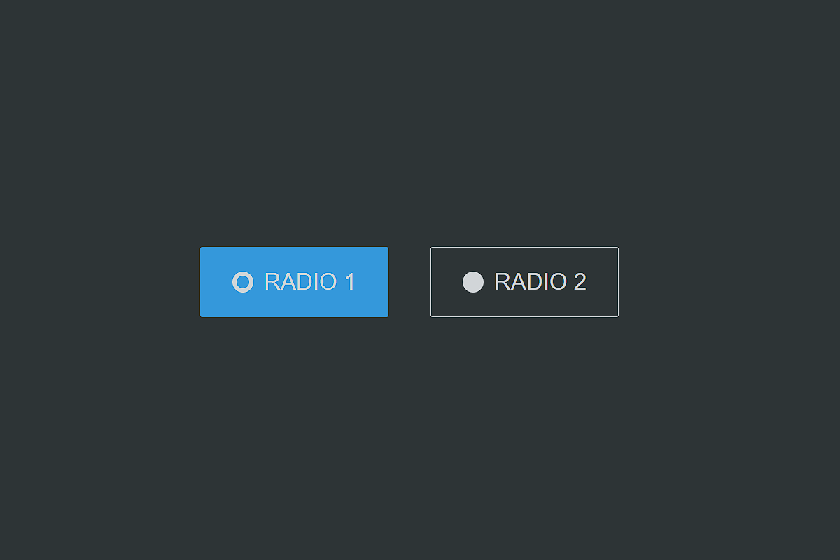 HTML/CSS користувальницька радіо кнопка