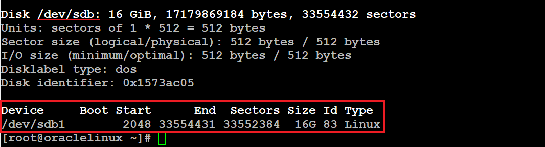 linux adding disk