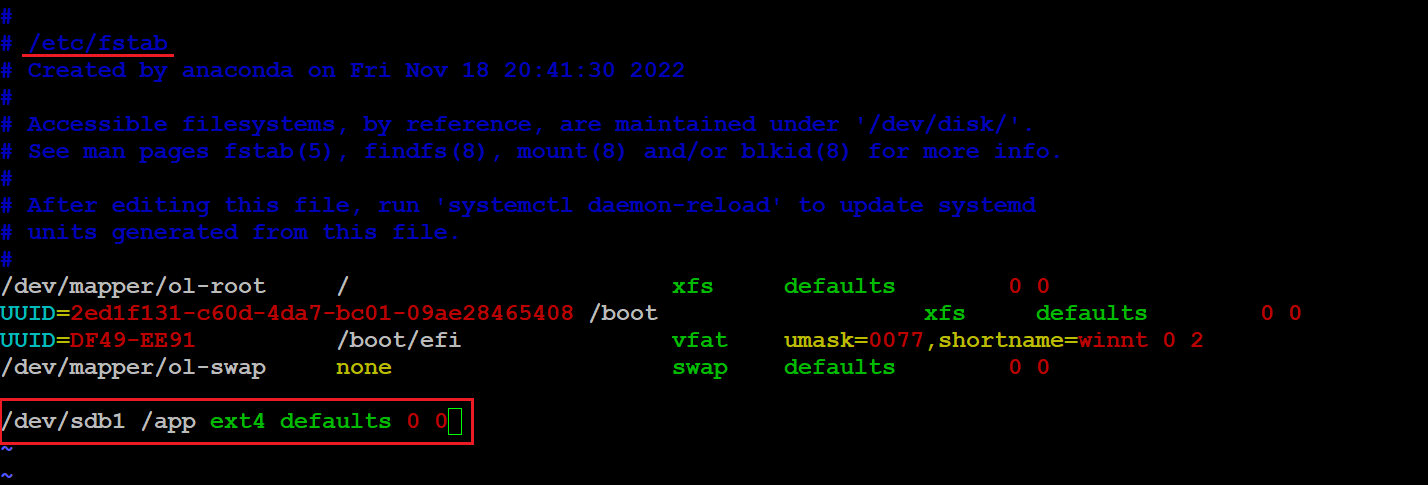 linux mount unmount disk