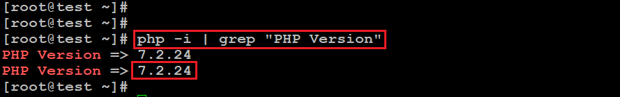 php check version