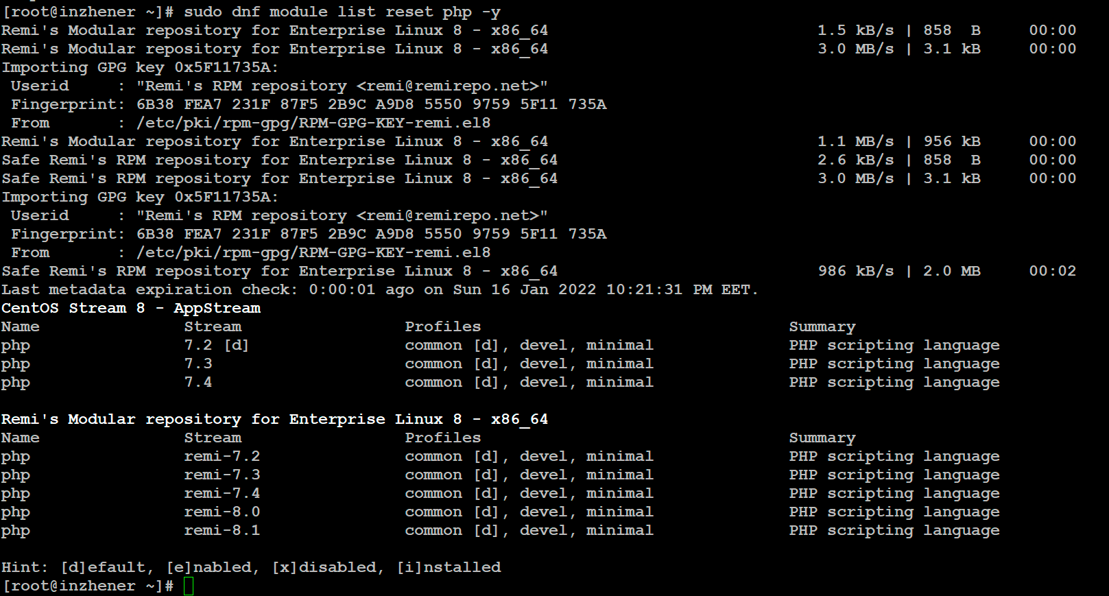 how to install php 8.1 on linux