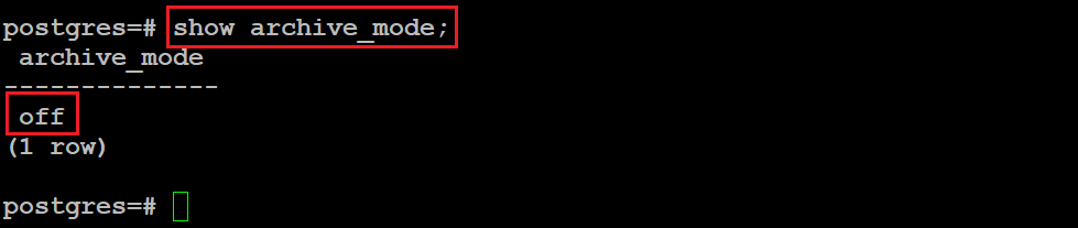postgresql archive mode