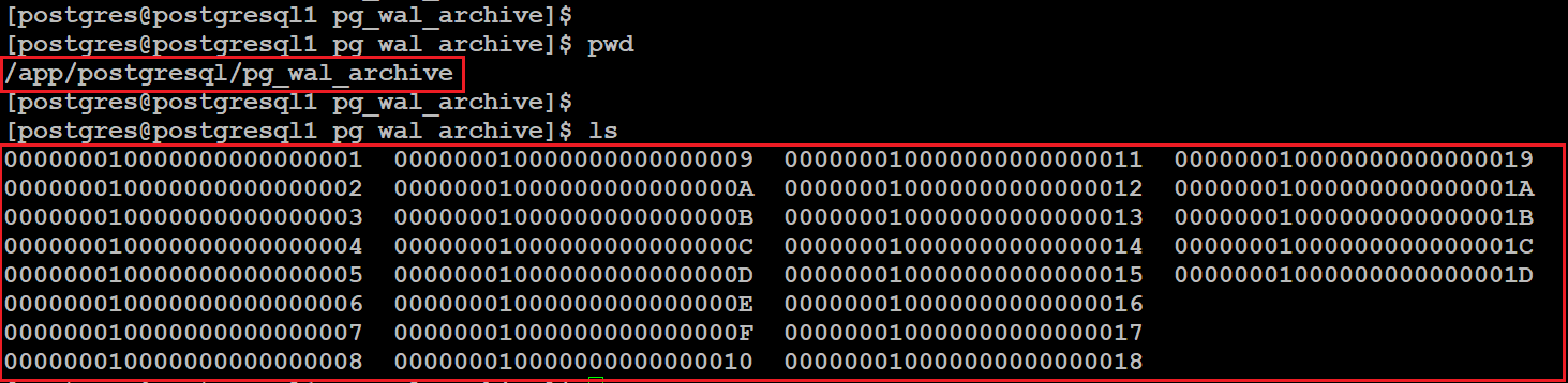 postgresql archive mode