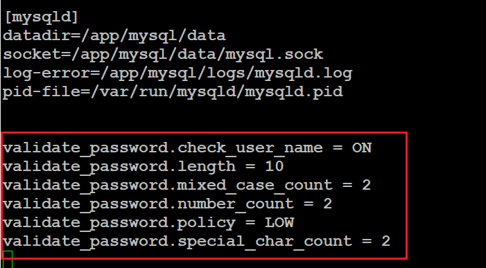 mysql_validate_password