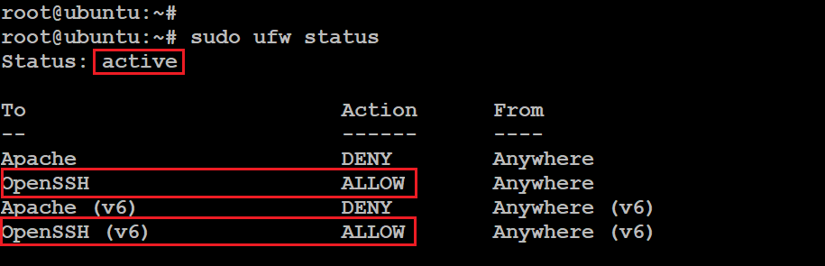 open port ssh