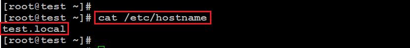 change hostname linux