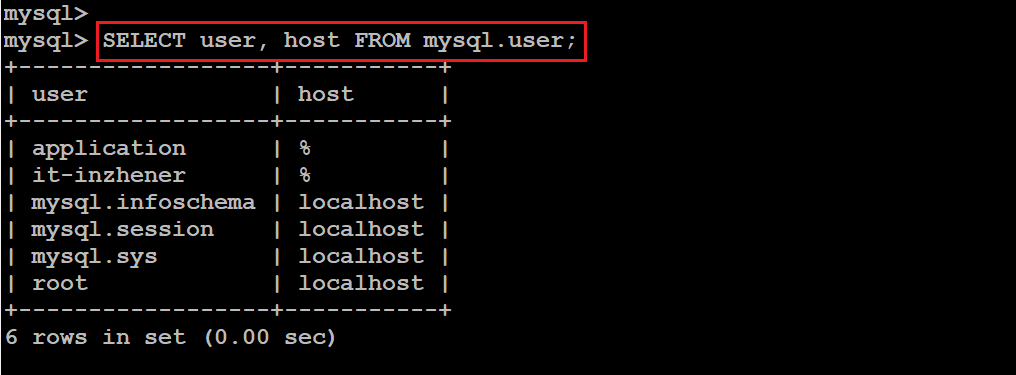 mysql delete user